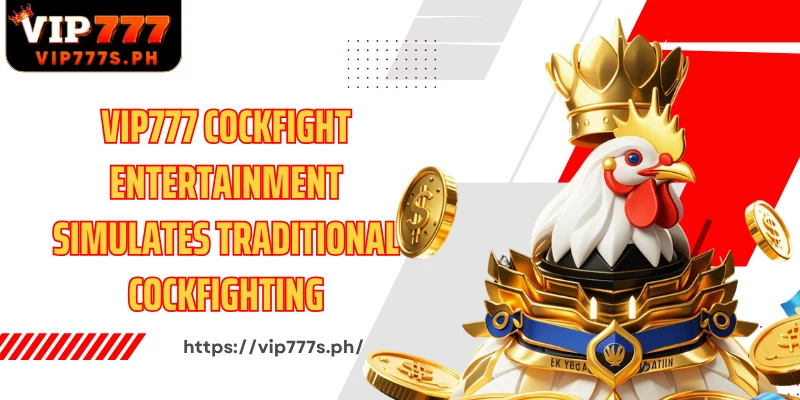 VIP777 Cockfight entertainment simulates traditional cockfighting
